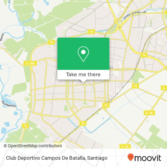 Club Deportivo Campos De Batalla map