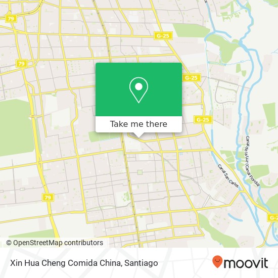 Mapa de Xin Hua Cheng Comida China