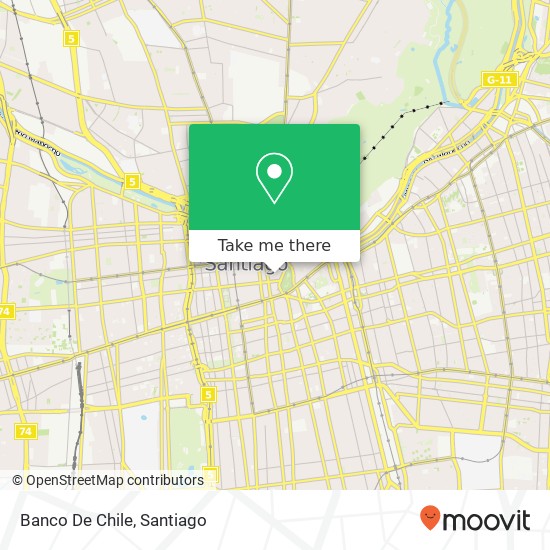 Banco De Chile map