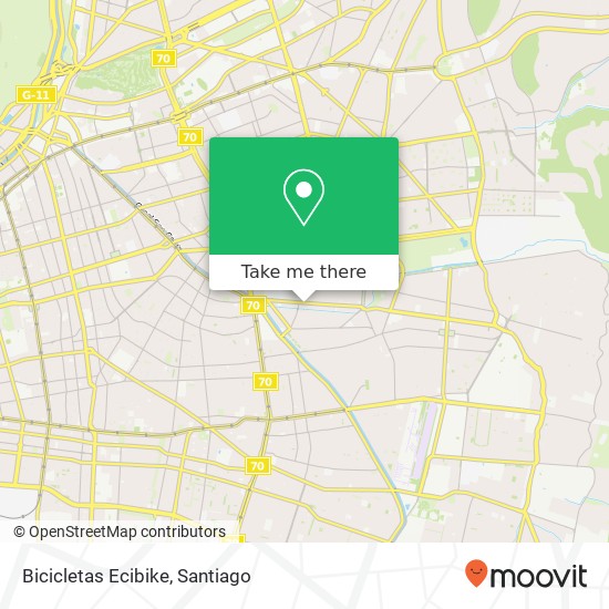 Bicicletas Ecibike map