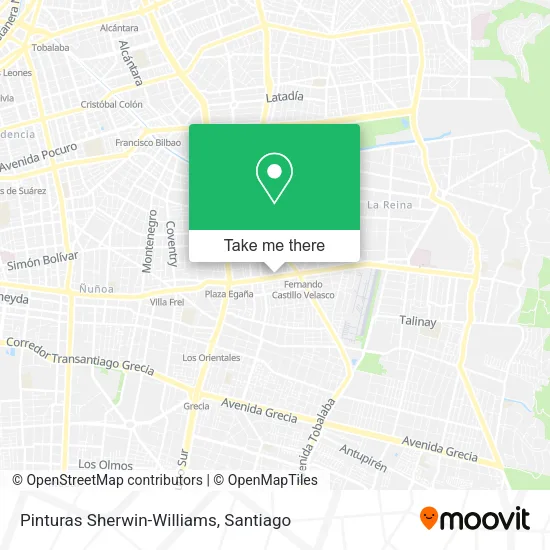 Pinturas Sherwin-Williams map