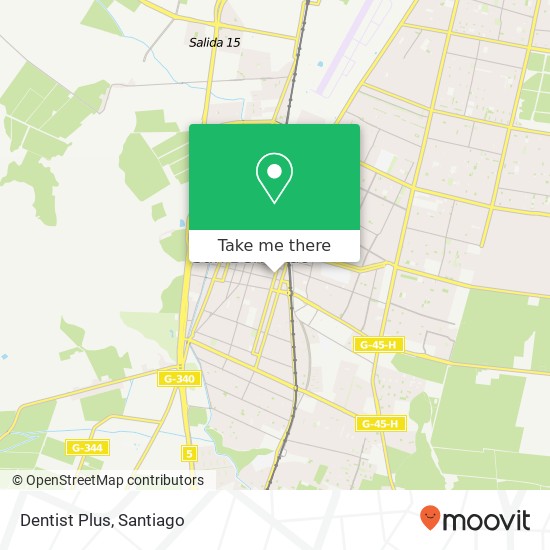 Dentist Plus map