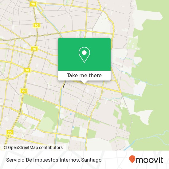 Servicio De Impuestos Internos map