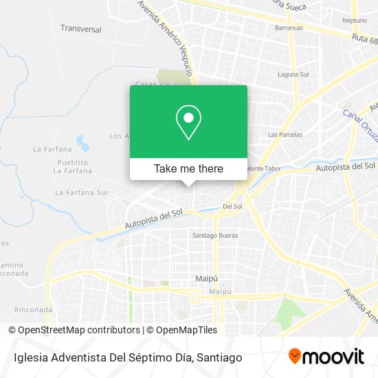 Mapa de Iglesia Adventista Del Séptimo Día