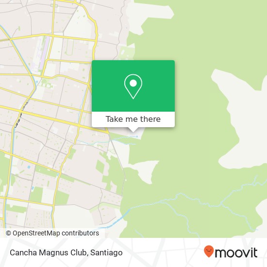 Cancha Magnus Club map