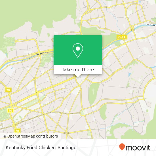 Kentucky Fried Chicken map