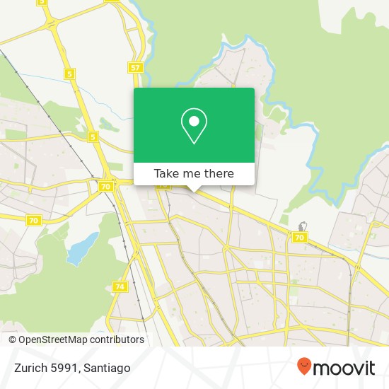 Zurich 5991 map