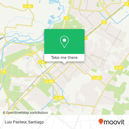 Luis Pasteur map
