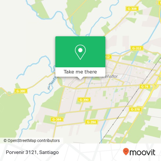 Porvenir 3121 map