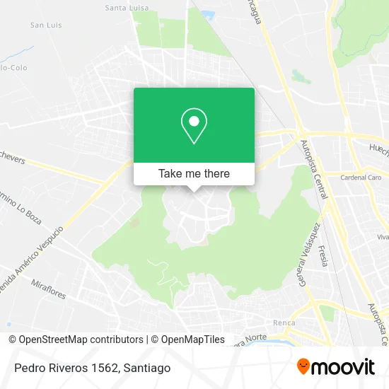 Pedro Riveros 1562 map