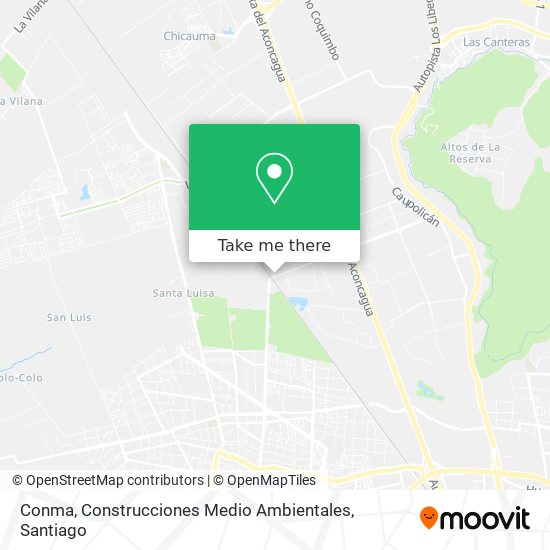 Conma, Construcciones Medio Ambientales map