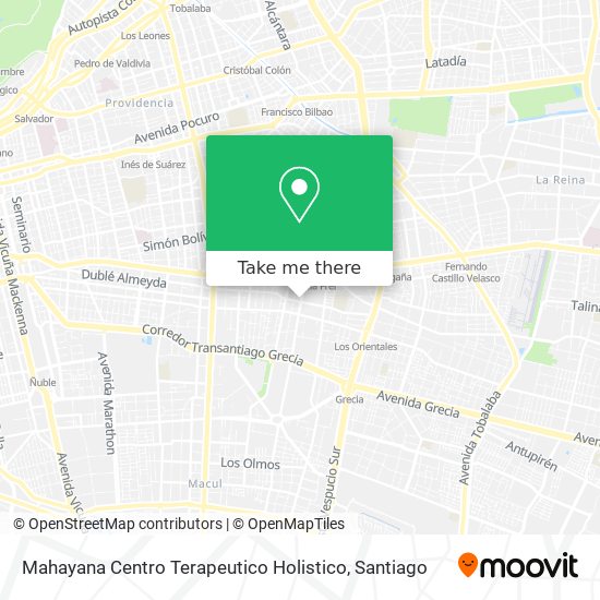Mahayana Centro Terapeutico Holistico map