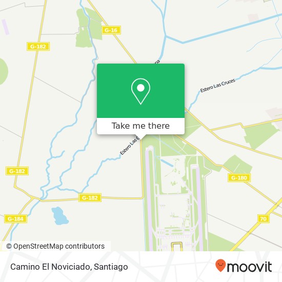 Camino El Noviciado map