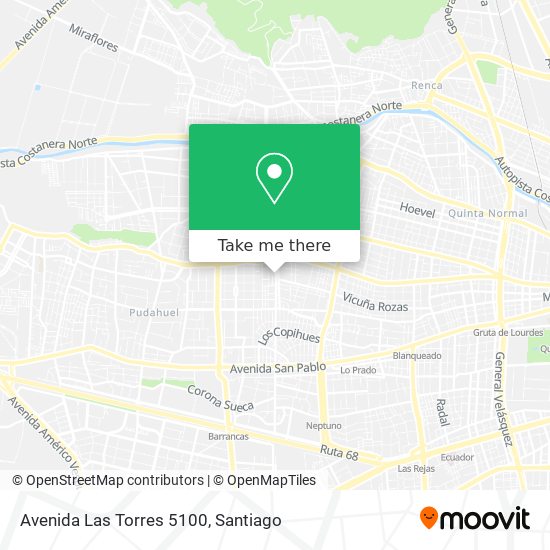 Avenida Las Torres 5100 map