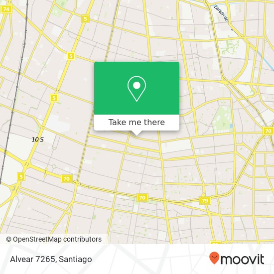 Alvear 7265 map