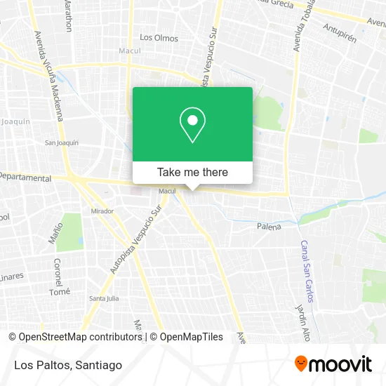 Los Paltos map