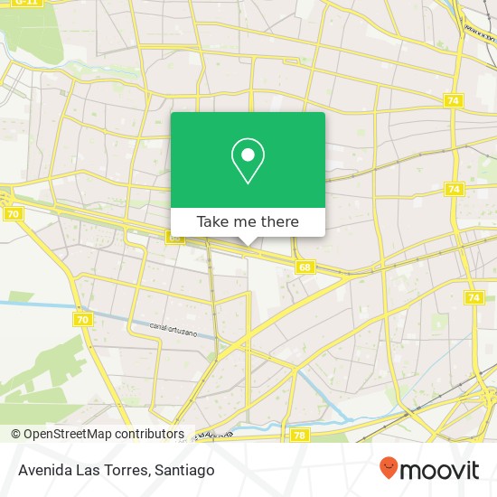 Avenida Las Torres map