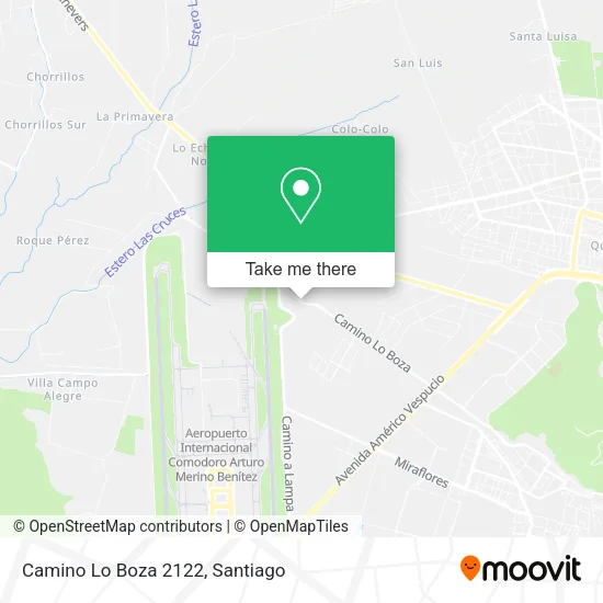 Camino Lo Boza 2122 map