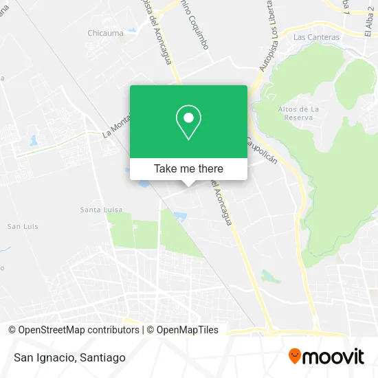 San Ignacio map