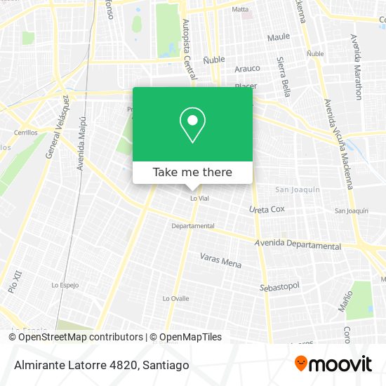 Mapa de Almirante Latorre 4820