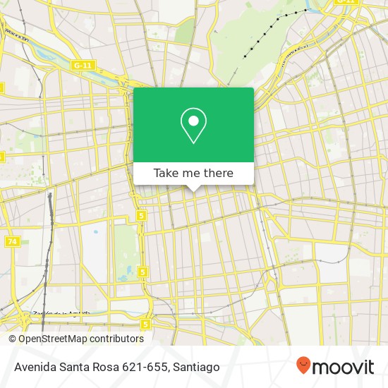 Avenida Santa Rosa 621-655 map