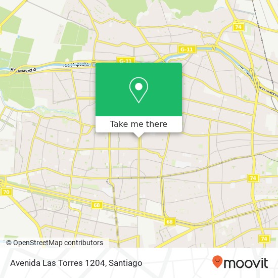 Avenida Las Torres 1204 map