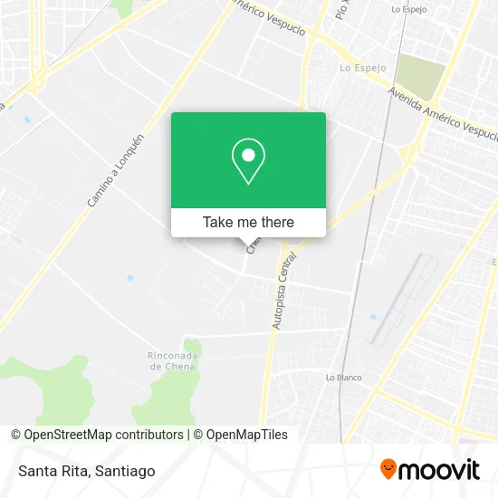 Santa Rita map
