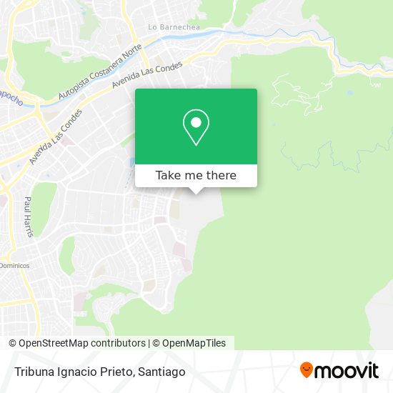 Tribuna Ignacio Prieto map
