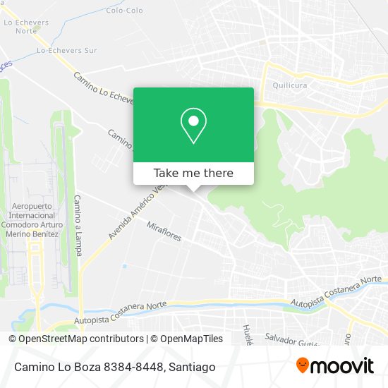Camino Lo Boza 8384-8448 map