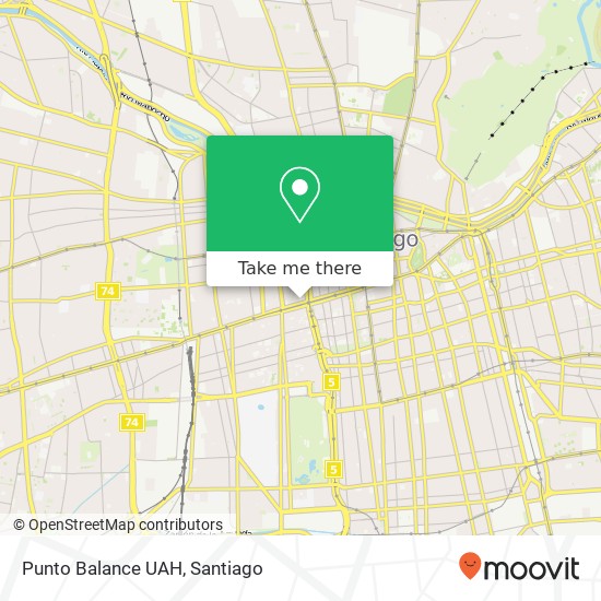 Punto Balance UAH map