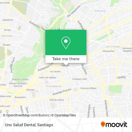 Uno Salud Dental map