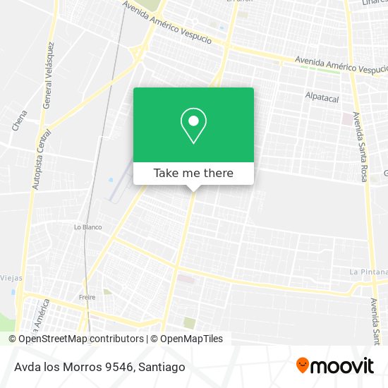 Mapa de Avda los Morros 9546