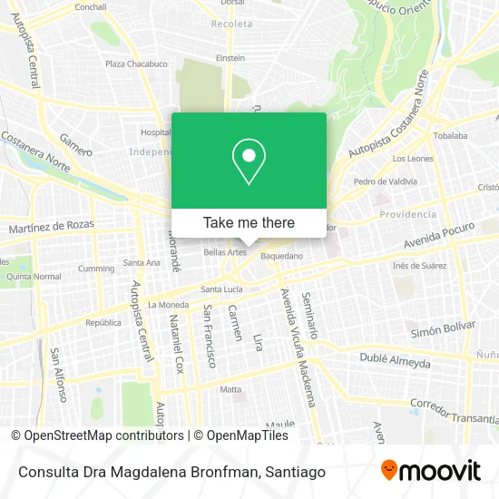 Consulta Dra Magdalena Bronfman map