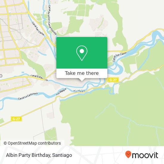 Mapa de Albin Party Birthday