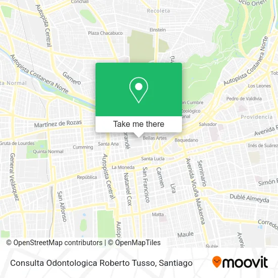 Consulta Odontologica Roberto Tusso map