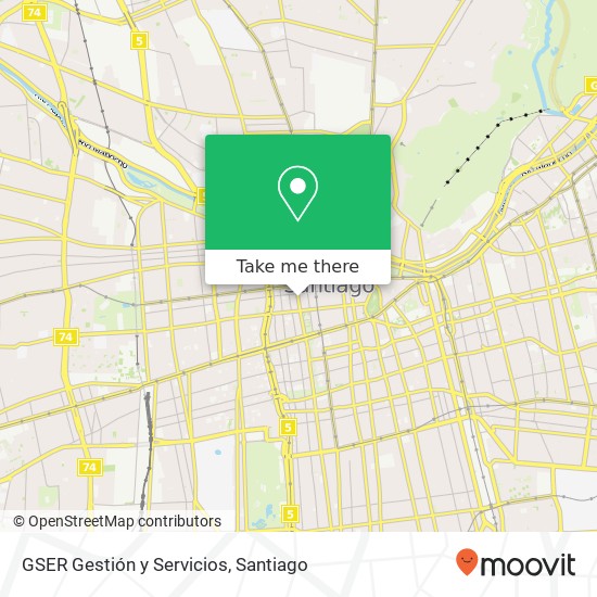 GSER Gestión y Servicios map