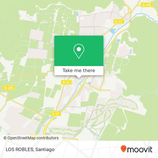 LOS ROBLES map