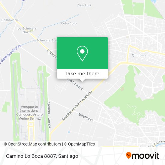 Camino Lo Boza 8887 map