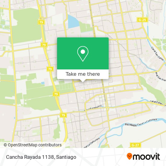 Cancha Rayada 1138 map