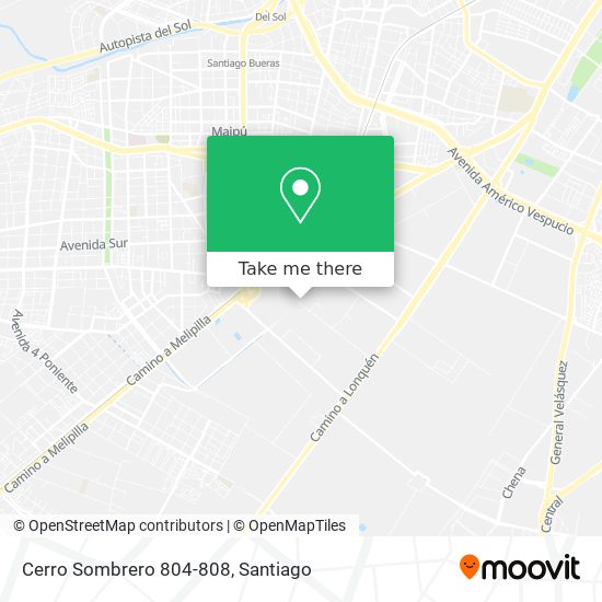 Mapa de Cerro Sombrero 804-808
