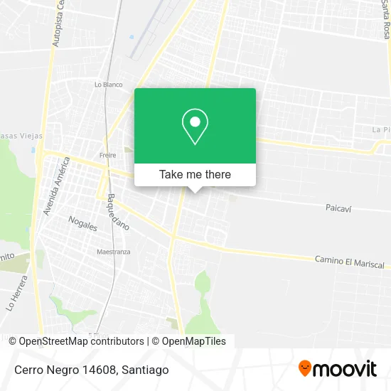 Cerro Negro 14608 map