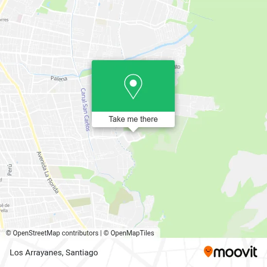 Los Arrayanes map
