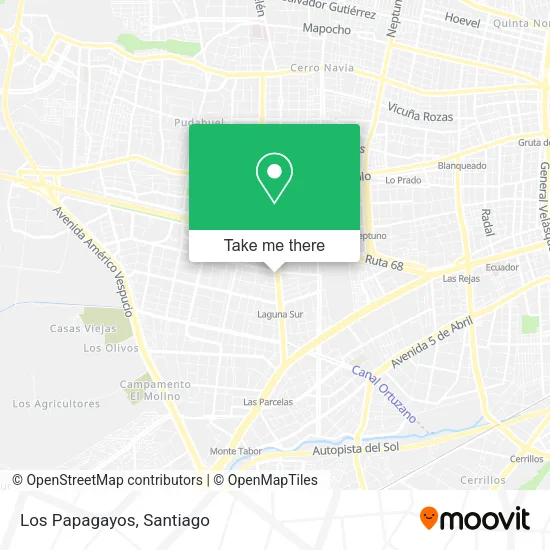 Los Papagayos map