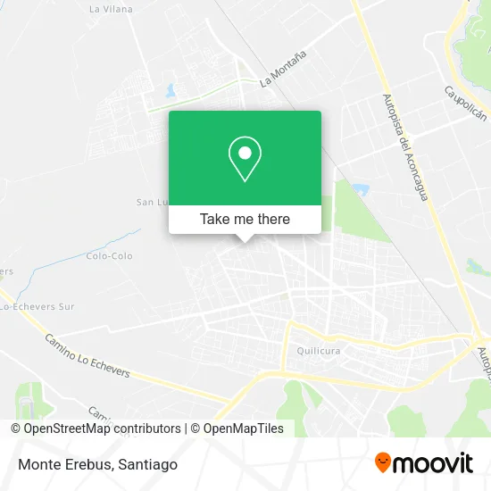 Monte Erebus map