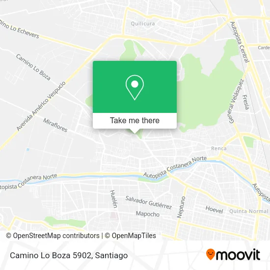 Mapa de Camino Lo Boza 5902