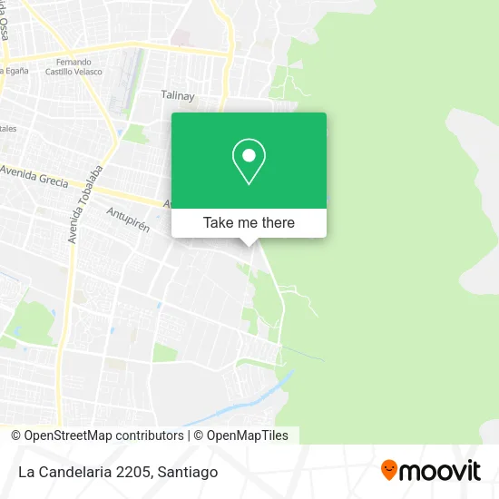 La Candelaria 2205 map
