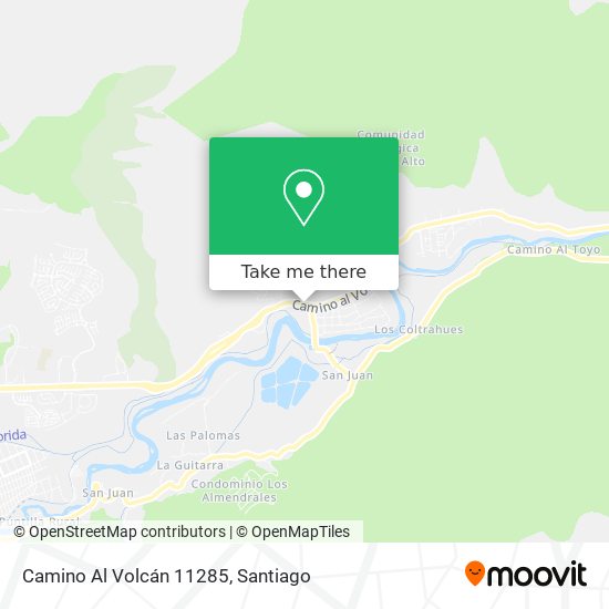 Camino Al Volcán 11285 map
