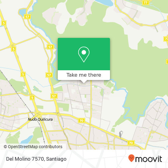 Del Molino 7570 map