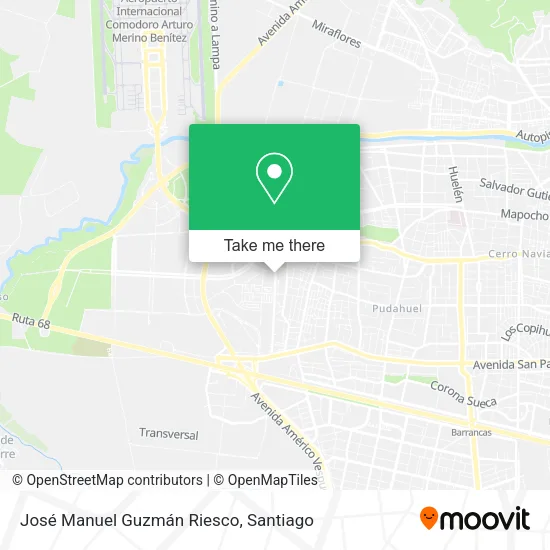 José Manuel Guzmán Riesco map