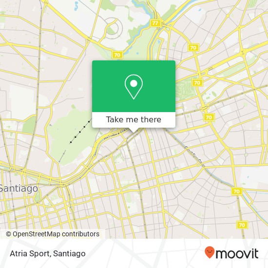 Atria Sport map